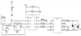 LED燈串帶遙控八模式方案