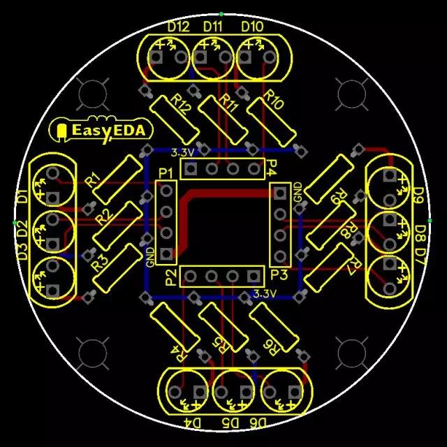 LED臺燈控制板