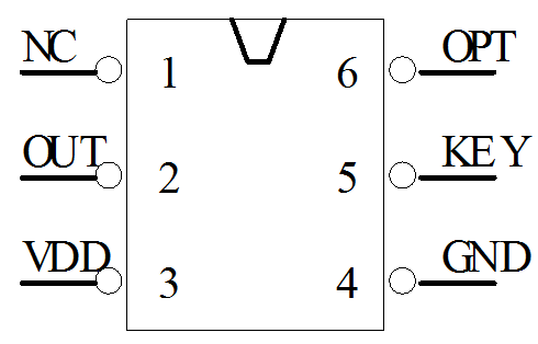 長按1秒開關鍵IC
