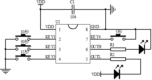 15秒延時(shí)IC